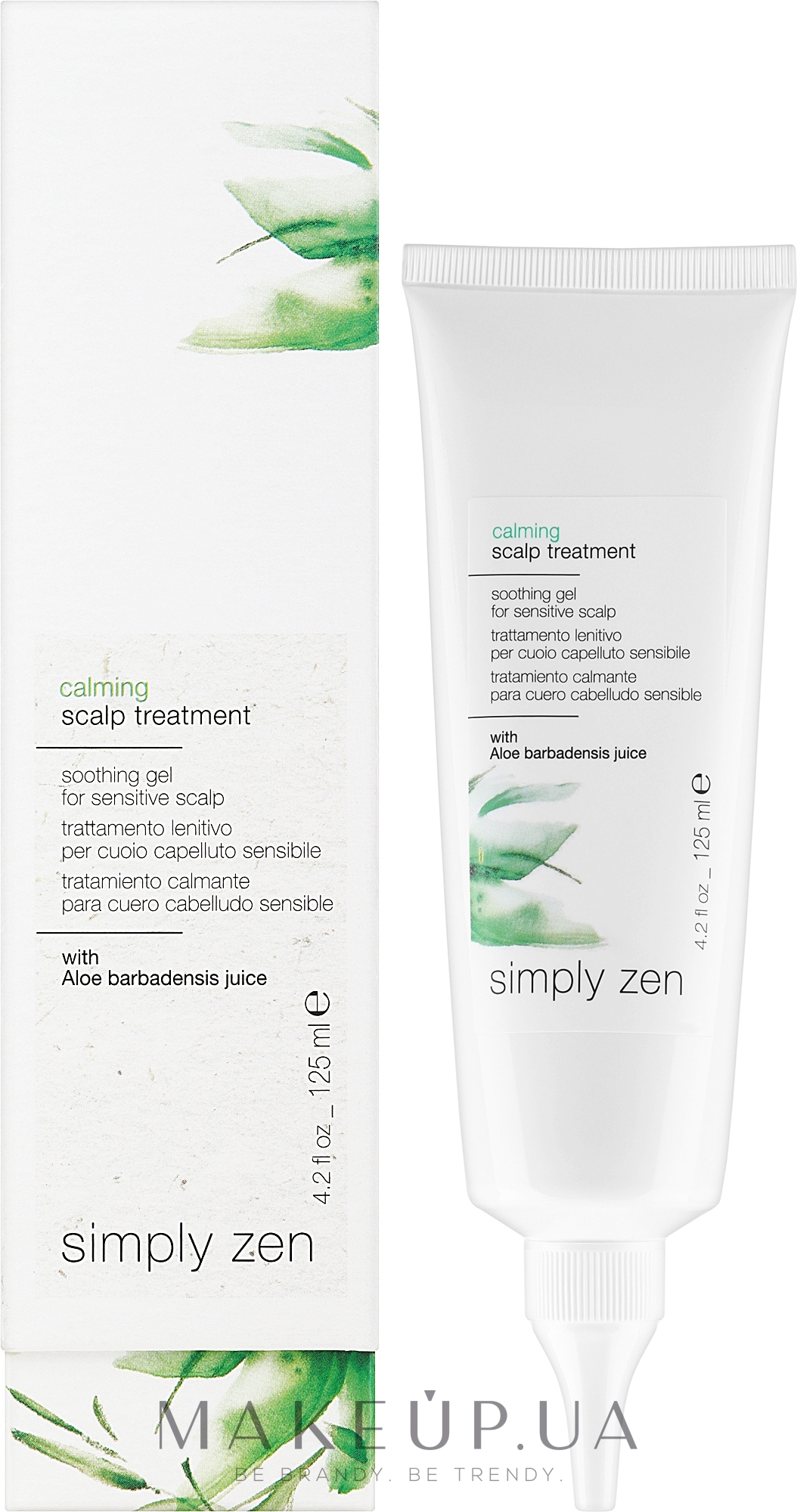 Успокаивающий гель для чувствительной кожи головы - Z. One Concept Simply Zen Calming Scalp Treatment — фото 125ml
