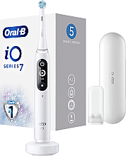 Парфумерія, косметика Електрична зубна щітка, біла - Oral-B iO Series 7