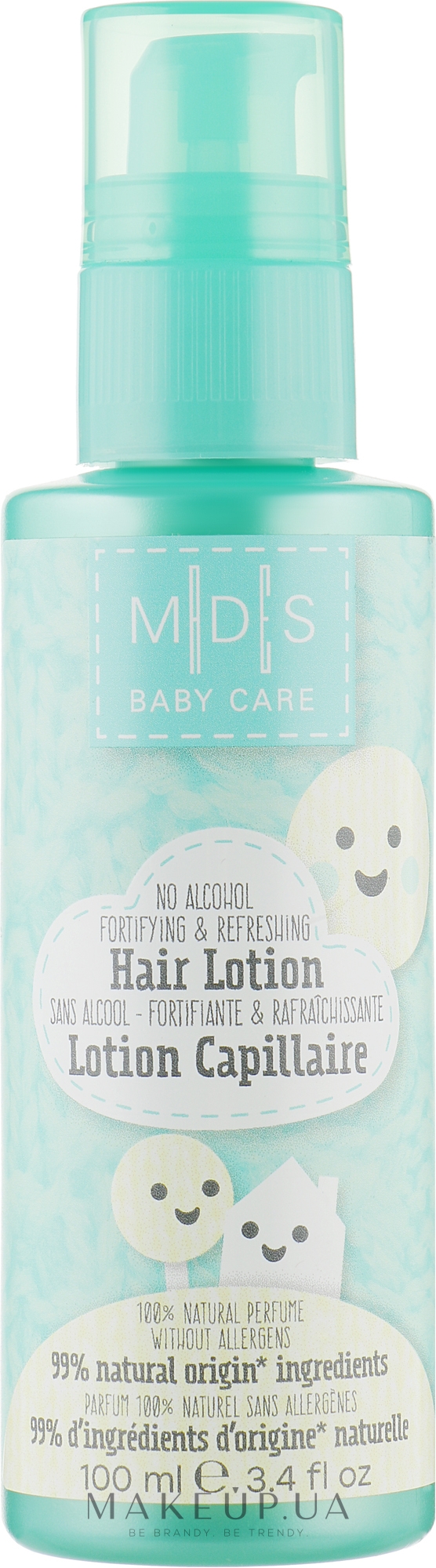 Органічний лосьйон для волосся і шкіри голови дитини - Mades Cosmetics M|D|S Baby Care Hair Lotion — фото 100ml