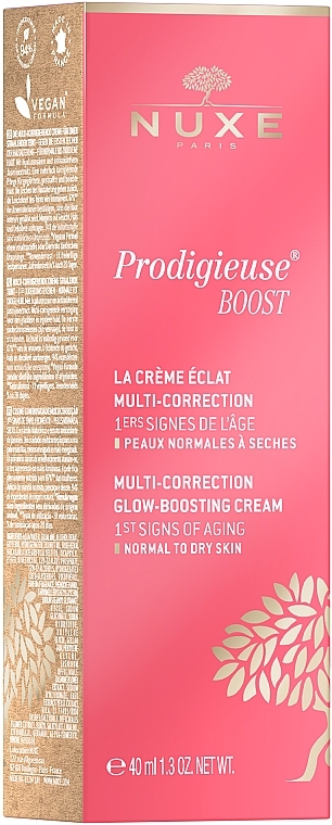 Мультикоригувальний крем - Nuxe Creme Prodigieuse Boost Multi-Correction Silky Cream — фото N2