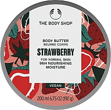 Масло для тела "Клубника" - The Body Shop Strawberry 96H Nourishing Moisture Body Butter — фото N3