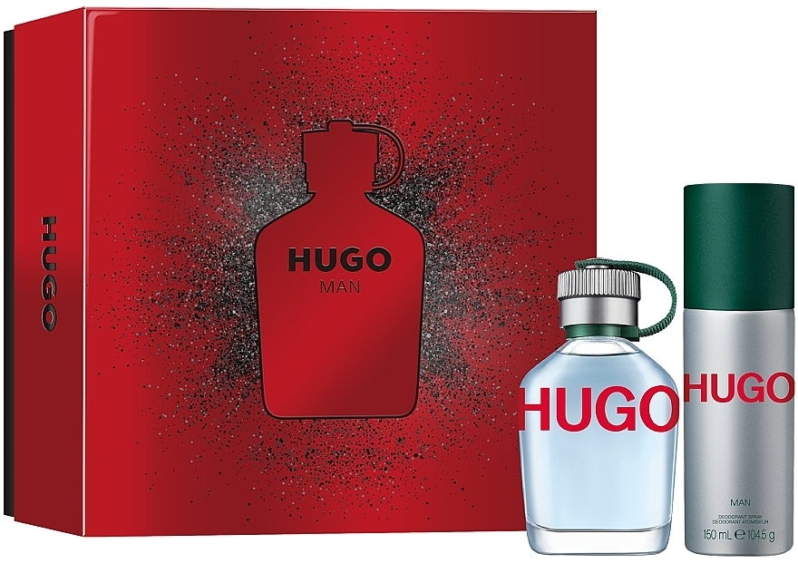 HUGO Man - Набор (edt/75ml + deo/150ml)