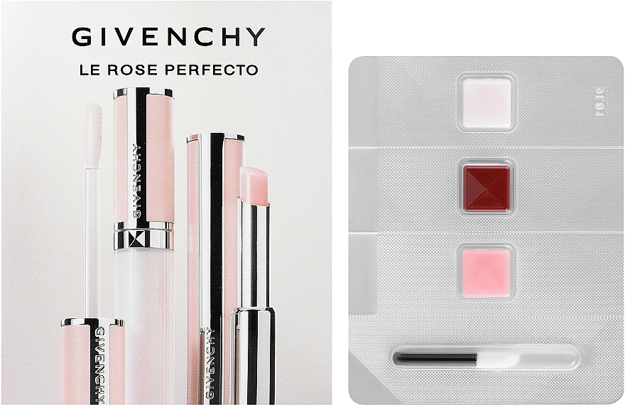 Набор пробников - Givenchy Le Rose Perfecto (lip/balm/3x0.3g)