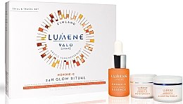 Парфумерія, косметика Набір - Lumene Valo Trial & Travel Set (essen/15ml + f/cr/15ml+ f/cr/15ml)