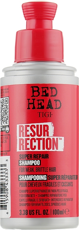 Шампунь для слабых и ломких волос - Tigi Bed Head Resurrection Super Repair Shampoo — фото N2