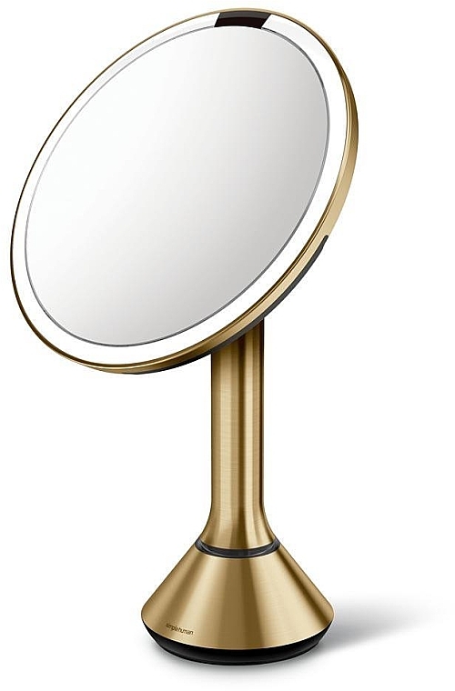 Зеркало сенсорное с двойной подсветкой - Simplehuman Mirror Sensor Touch Control & Dual Light Brass — фото N2