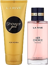 La Rive Her Choice - Набір (edp/100ml + sh/gel/100ml) — фото N2