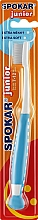 Парфумерія, косметика Зубна щітка "J", дитяча від 7 до 12 років, екстрам'яка, блакитна - Spokar J