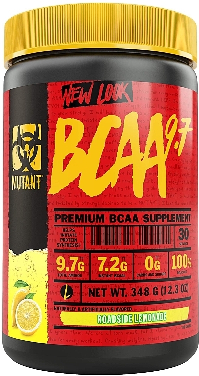 Комплекс амінокислот BCAA "Придорожній лимонад" - Mutant BCAA 9.7 Roadside Lemonade — фото N1