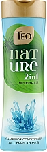Парфумерія, косметика Шампунь-бальзам для всіх типів волосся - Teo Nature 2in1 Shampoo & Conditioner Sea Minerals
