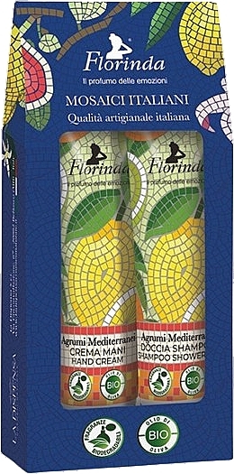 Набір "Прибережний лимон" - Florinda Set (h/cr/30ml+sh/gel/30ml) — фото N1