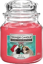 Духи, Парфюмерия, косметика Ароматическая свеча в банке - Yankee Candle Home Inspiration Pugs & Kisses