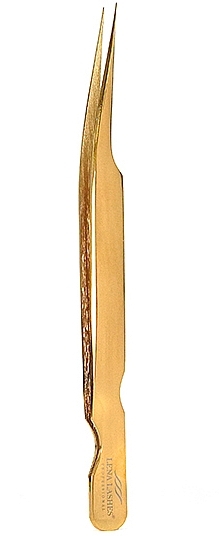Пинцет прямой, 011, золотой - Lena Lashes — фото N2
