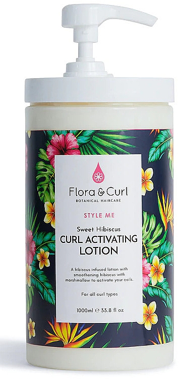Активувальний лосьйон для кучерявого волосся - Flora & Curl Style Me Sweet Hibiscus Curl Activating Lotion — фото N2