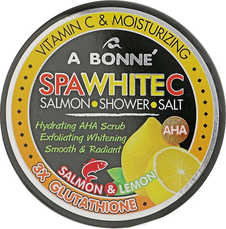 Скраб-сіль для душу з білим лососем - A Bonne Spa White Salmon Shower Salt — фото N1