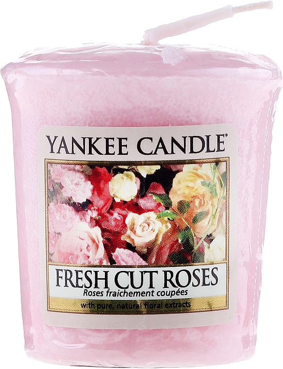 Ароматическая свеча "Свежесрезанные розы" - Yankee Candle Samplers Fresh Cut Roses