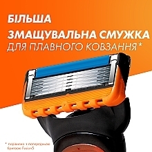 Змінні касети для гоління, 12 шт. - Gillette Fusion — фото N6