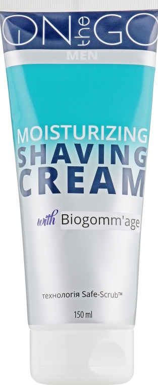 Увлажняющая крем-пена для бритья с Biogomm'age - J'erelia On the Go Men Moisturizing Shaving Cream — фото N1