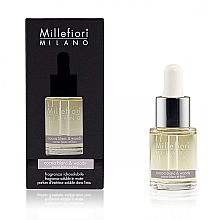 Концентрат для аромалампи - Millefiori Milano Cocoa Blanc & Woods Fragrance Oil — фото N1
