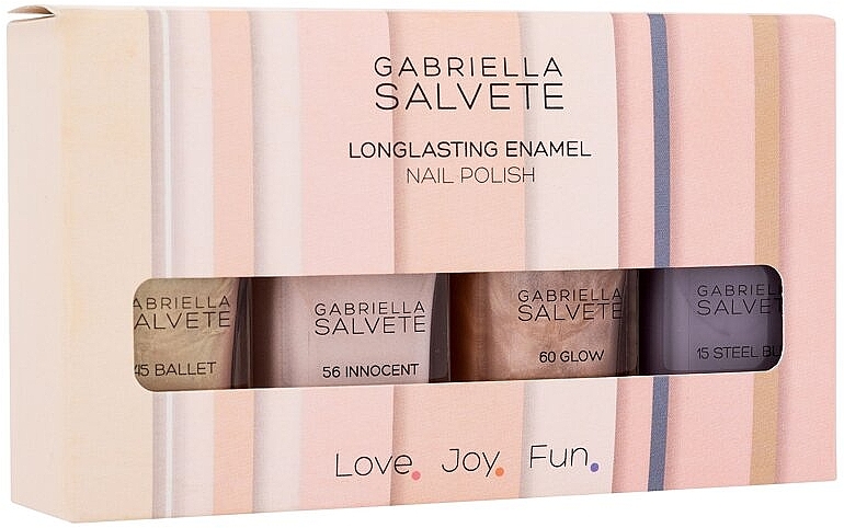 Набор лаков, 4 продукта - Gabriella Salvete Long Lasting Nail Polish Set  — фото N1