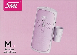 Фрезер для маникюра, белый - SML M-8 White — фото N2