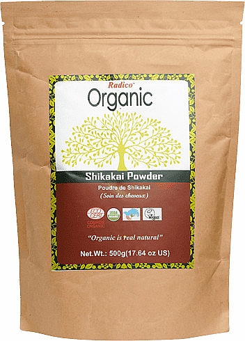 Органический порошок "Шикакай" для волос - Radico Organic Shikakai Powder — фото N3