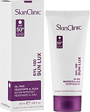 Сонцезахисний крем для тіла, водостійкий з SPF50 + - SkinClinic Syl 100 Sun Lux Cream — фото N2