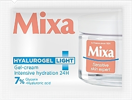 ПОДАРУНОК! Каталог з пробником - Mixa Sensitive Skin Expert Hyalurogel Light (cr/1ml) — фото N1