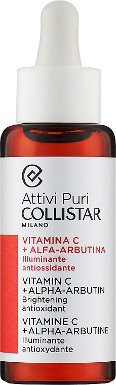 Сыворотка для лица с витамином С и альфа-арбутином - Collistar Pure Actives Vitamin C+Alpha-Arbutin