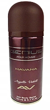 Парфумерія, косметика Дезодорант-спрей для чоловіків - Genius Havana Body Spray