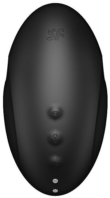 Вакуумный стимулятор клитора, черный - Satisfyer Vulva Lover 3 Air Pulse Stimulator & Vibrator Black — фото N3