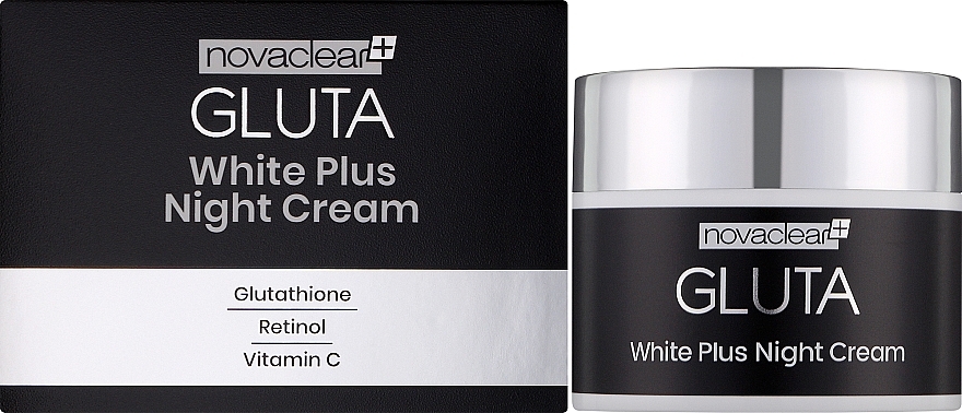 Нічний крем для обличчя - Novaclear Gluta White Plus Night Cream — фото N2