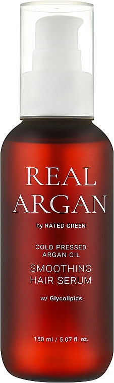 Серум для волосся з маслом аргани - Rated Green Real Argan Smoothing Hair Serum — фото N1