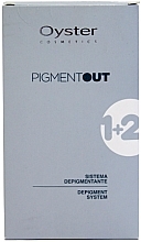 Система для снятия искусственного пигмента с волос - Oyster Cosmetics Pigment Out System (depig/gel/60ml + milk/rivel/100ml) — фото N1
