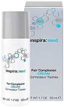Осветляющий крем с липоаминокислотами - Inspira:cosmetics Med Fair Complexion Cream (пробник) — фото N1