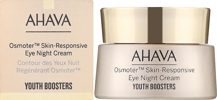 Нічний крем для шкіри навколо очей - Ahava Osmoter Skin-Responsive Eye Night Cream — фото N2