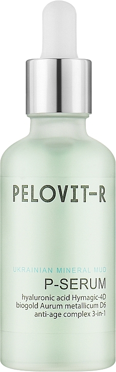 Гіалуронова сироватка для обличчя з екстрактом лікувальних грязей - Pelovit-R P-Serum Hyaluron — фото N2
