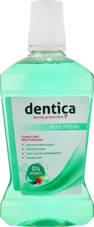 Ополаскиватель для полости рта - Dentica Dental Protection Mint Fresh — фото N1