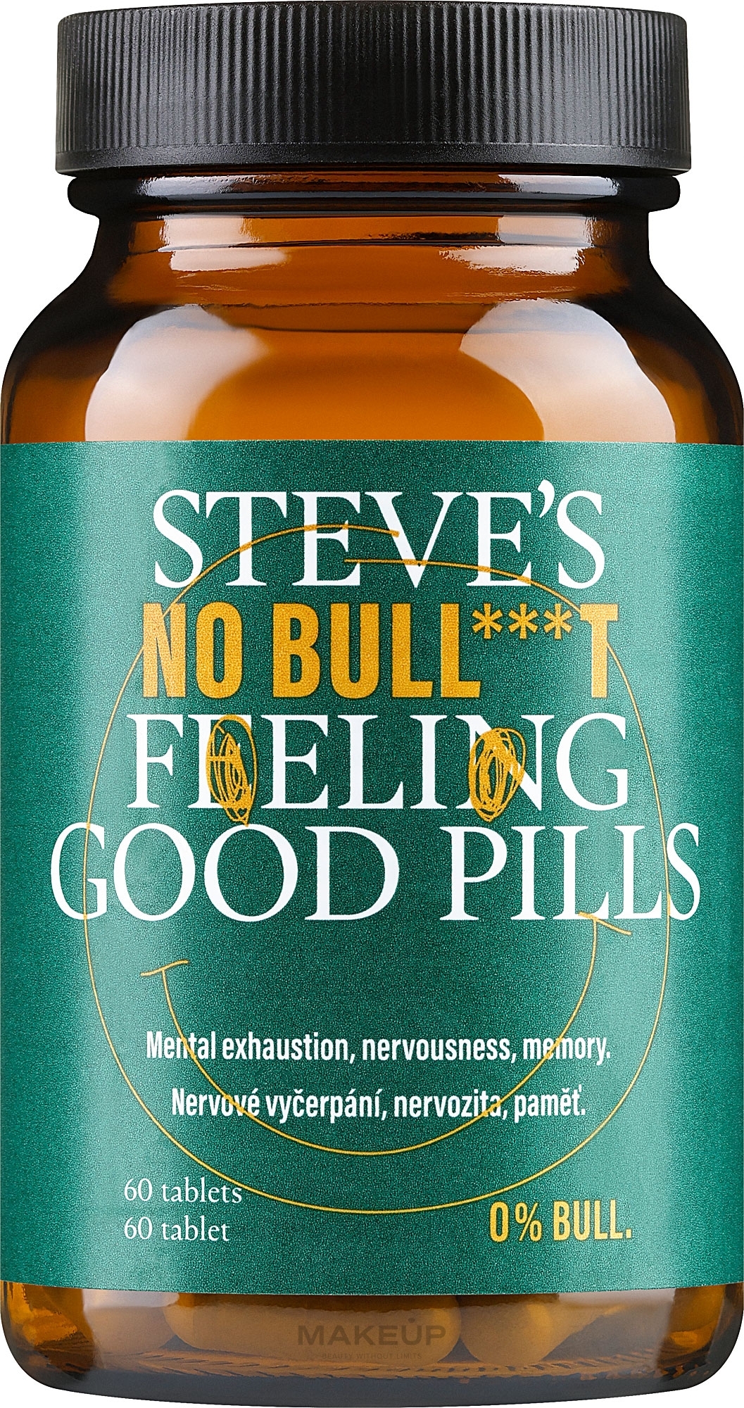 Харчова добавка - Steve?s No Bull***t Feeling Good Pills — фото 60шт