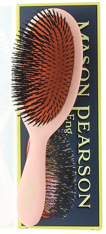 Щітка для волосся, рожева - Mason Pearson Small Extra B2 Pink Medium Size Hair Brush — фото N2