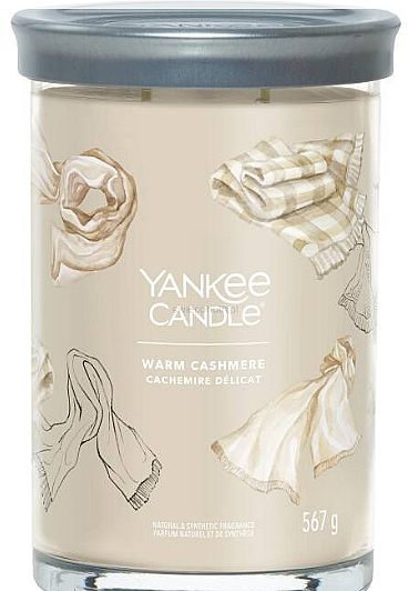 Ароматична свічка у склянці "Warm Cashmere", 2 ґноти - Yankee Candle Singnature — фото N1
