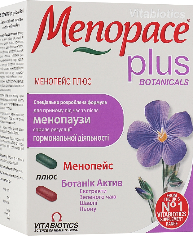 Вітамінно-мінеральний комплекс - Vitabiotics Menopace Plus — фото N1