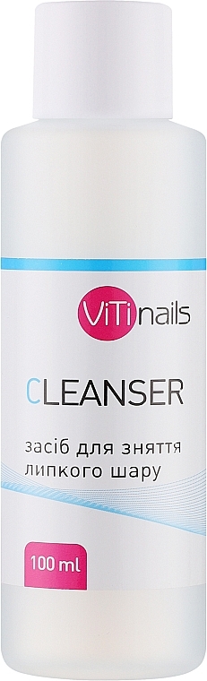 Засіб для зняття липкого шару - Vitinails Cleanser — фото N1