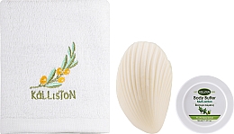 Набір - Kalliston Box Kit Mastiha (towel/1pcs + b/butter/50ml + soap/60g) — фото N2