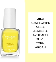 Масло для ногтей и кутикулы - Sincero Salon Yoga Nail And Cuticle Oil — фото N2