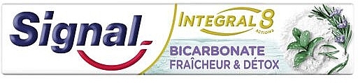 УЦІНКА Зубна паста "Чистота й свіжість" - Signal Integral 8 Bicarbonate Toothpaste * — фото N1