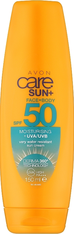 Водостойкий увлажняющий и защитный бальзам SPF 50 для лица и тела - Avon Care Sun+  — фото N3