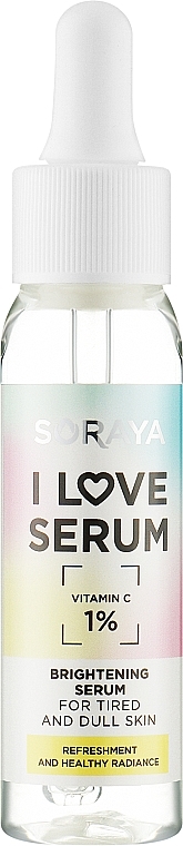 Освітлювальна сироватка для обличчя - Soraya I Love Serum — фото N1