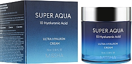 Зволожувальний крем для обличчя - Missha Super Aqua Ultra Hyalron Cream — фото N7