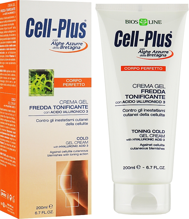 Охлаждающий антицеллюлитный крем-гель - BiosLine Cell-Plus Gel Cream — фото N2